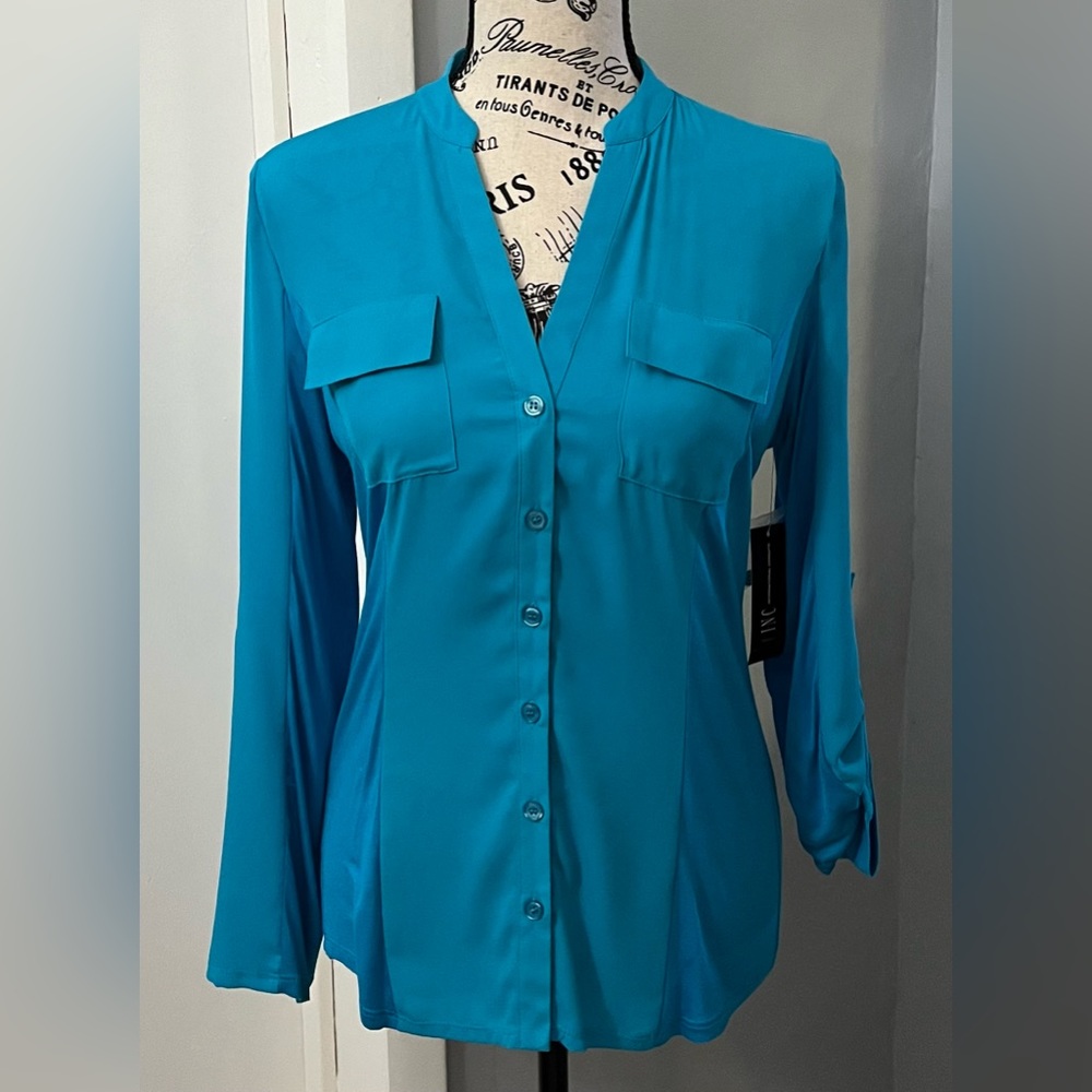 INC International Concepts, S, Turquoise